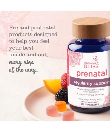 Mommy's Bliss Prenatal Regularity Support - Natural Orange & Berry Gummies (60 Count) - Buy Online on GoSupps.com