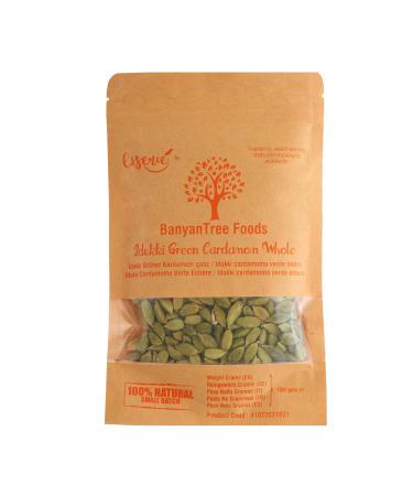 BanyanTree Foods Green Cardamom Whole 100g All Natural | Indian Origin 100 g (Pack of 1) - Buy Online on GoSupps.com