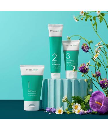 Proactiv Clean 3 Step Acne Treatment Kit - Sulfur Cleanser Azelaic Acid Serum & Moisturizer for Acne Prone Skin - 30 Day Supply + Zits Happen Pimple Patches - Buy Online on GoSupps.com