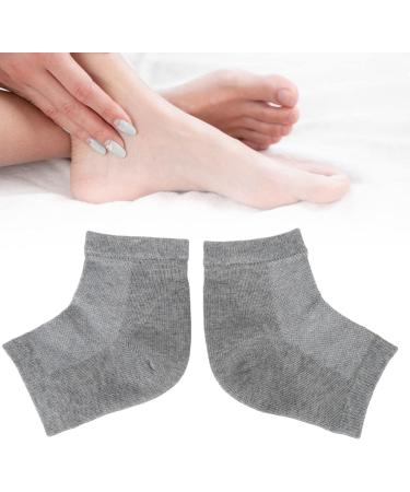 Heel Socks Natural Look Soft Heel Socks Vitamin E Nourishing Heel Gray - Buy Online on GoSupps.com