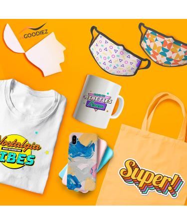 NGOODIEZ DTF Transfer Film Double-Sided Matte Clear PET Heat Transfer Paper - A4 Size, 25 Sheets - Buy Online on GoSupps.com