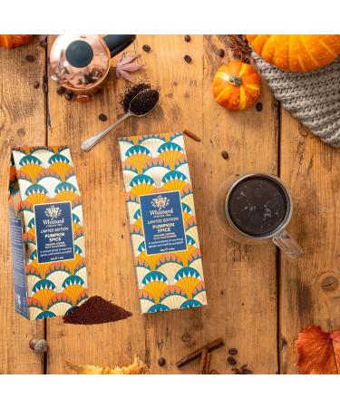 Flavoured Ground Coffee Bundle with Pumpkin Spice Whittard Coffee Ground Omni-grid Medium Roast 2 x 200g Total of 400g Limited Edition Warming Blend - Buy Online on GoSupps.com