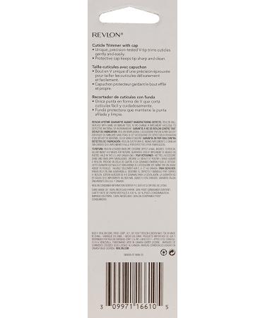 Revlon Cuticle Trimmer with Cap - Nail Care Tool with High Precision V-Tip Blade - Buy Online on GoSupps.com