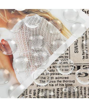 200PCS 25mm Round Glass Cabochons - Transparent Dome Flat Back Tiles for DIY Craft Jewelry Making - Buy Online on GoSupps.com