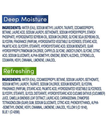 Dove Body Wash Travel Essentials Variety 2-Pack Refreshing Cucumber & Green Tea + Deep Moisture Nourishing Body Washes 3 Oz Ea 3 Fl Oz (Pack of 2) - Buy Online on GoSupps.com