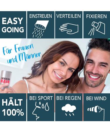 Premium 30G Hair Cover for Men & Women | 100% Natural Dark Brown | Stray Hair Sealing & Staking Solution | Authentic Look - Buy Online on GoSupps.com