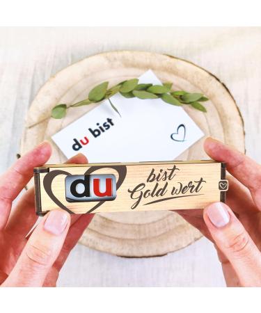 You Are Worth Gold - Chocolate Bar Gift Box | Perfect Men's Gifts Thank You Gifts & Girlfriend Gift Ideas - Buy Online on GoSupps.com