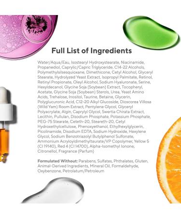 Murad Resurgence Retinol Youth Renewal Serum: Anti-Aging Firming Face & Eye Cream for Fine Lines & Wrinkles - Retinol Tri-Active Technology for All Skin Types - Buy Online on GoSupps.com
