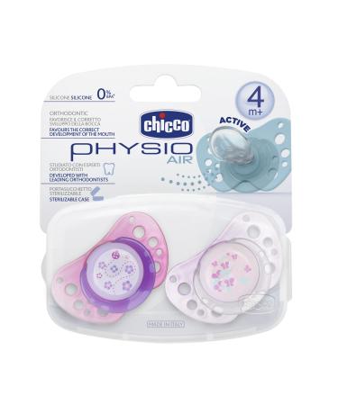 Chicco teat Physio Air 4m+ 2 pieces silicone pink