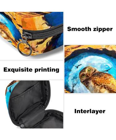 Buy Owl Menstrual Bag with Zipper for Women & Girls - Stylish & Practical | International Shipping Available - Buy Online on GoSupps.com