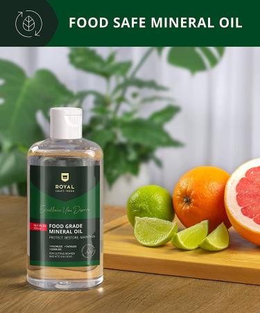 Premium Food Grade Mineral Oil for Cutting Boards & Utensils - 10.1 Fl Oz - Buy Online on GoSupps.com