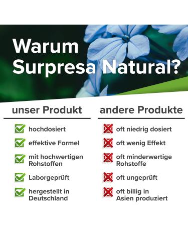 Surpresa Natural Keto Night - 90 Vegan Capsules | Magnesium B6 Green Tea Extract L-Carnitine & L-Tyrosine | 1 Month Supply | Laboratory Tested | Made in Germany - Buy Online on GoSupps.com