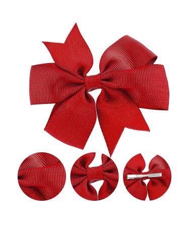 Sibba 3 Inch Easter Party Bow Clips 12 Pcs, Multi-colored Fabric Ribbons Grosgrain Headpiece for Women, Girls, Toddlers, Kids - Kawaii Alligator Barrettes for Casual Wear - Buy Online on GoSupps.com