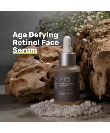 Age Defying Retinol Face Serum - Repair Dull Skin Reduce Fine Lines & Wrinkles Paraben Free | 1 Fl Oz - Buy Online on GoSupps.com