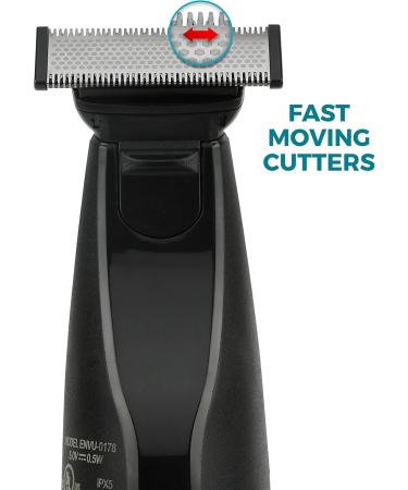 Solimo Rechargeable Beard Trimmer - 1 Blade 3 Combs & Charging Cable | International Shipping Available - Buy Online on GoSupps.com