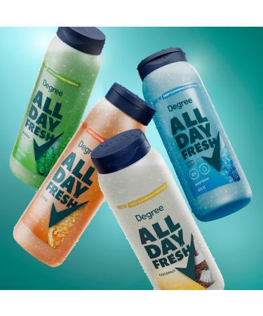 Degree All Day Fresh Body Wash Fresh Coconut Deep Cleansing 20 oz - Buy Online on GoSupps.com