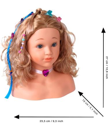 Buy Klein 5240 Princess Coralie Make-Up & Hairdressing Head - 33 cm | International Shipping Available - Buy Online on GoSupps.com