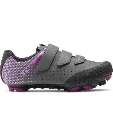 Northwave Origin 2 Women's MTB Bike Shoes - Grey/Purple | 2023 | Size 43 EU | Anthra Metal Fuchsia - International Shipping Available - Buy Online on GoSupps.com
