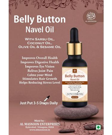Belly Button Oil (Nabhi Oil) - Nourishing Coconut Sarsu & Olive Oil - 30ml | Premium eCommerce Shipping Internationally - Buy Online on GoSupps.com