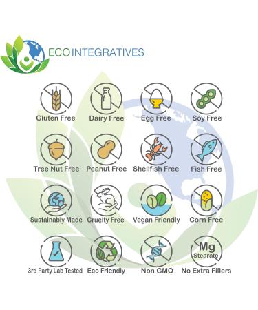 EcoIntegratives B6 Complex Vegan Vitamin B6 B9 Folate B12 Methylcobalamin Supports Cardiovascular Neuromuscular Nervous System Homocysteine Energy Blood Cell & Bone Health 100 Caps - Buy Online on GoSupps.com
