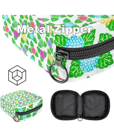 Japanese Pattern Women s Storage Pocket - Big Capacity Menstrual Cup & Makeup Organizer - Travel-Friendly Bands in Green Purple Yellow Red - Buy Online on GoSupps.com