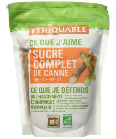 Ethiquable Sucre Complet de Canne Poudre P rou Bio Le sachet de 500g 1