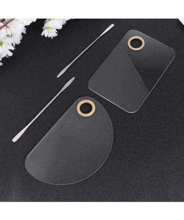 Clear Acrylic Nail Art Palette - 4 Stk Nail Color Tray for Makeup & Painting - Perfect for Artists & Manicure Kits - Buy Online on GoSupps.com