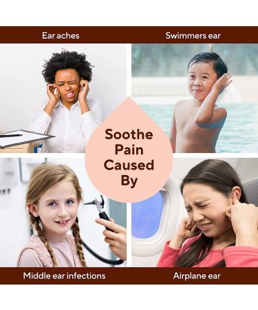 Earache Drops for Ear Infection Prevention & Pain Relief | Swimmer's Ear Solution for Adults & Children | Made in USA by Marie Originals (0.5 Fl Oz) - Buy Online on GoSupps.com