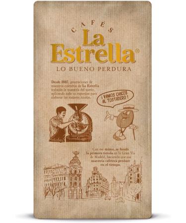  LA ESTRELLA LA ESTRELLA Natural Roasted Coffee 250g - 8 packs - Buy Online on GoSupps.com