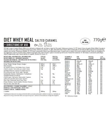 PhD Nutrition Diet Whey Meal Powder - 26g Protein Fat Burning Sustainable Weight Loss Sugar Arm 770g Salted Caramel - Premium eCommerce Product - Buy Online on GoSupps.com