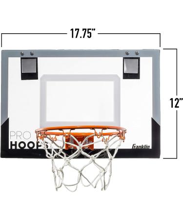 Franklin Sports Mini Basketball Hoop Set - Indoor Over the Door Game Accessory - 17.75 x 12 Standard Size - Buy Online on GoSupps.com
