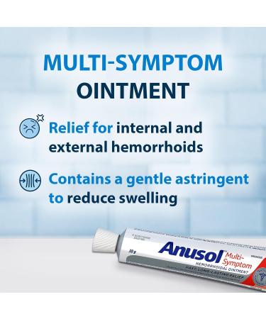 Anusol Multi-Symptom Hemorrhoidal Ointment Hemorrhoid Relief Cream 30g - Buy Online on GoSupps.com