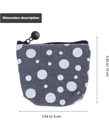 Healifty Canvas Makeup Bags 4Pcs Menstrual Pad & Sanitary Napkin Pouch Set | Travel Cosmetic & Coin Purse Kit for Nursing Pads | Portable Zipper Bag - Buy Online on GoSupps.com