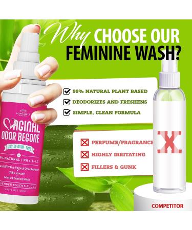The Crown Choice Natural Feminine Wash for Women - pH Balanced Vaginal Cleanser Gentle on Sensitive Skin - Relieves Itch, Irritation & Odor - Made in USA - Buy Online on GoSupps.com