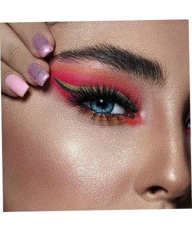 Ipetboom 8 pairs Long Stickers Makeup Eyeliner Adhesive Self-adhesive Reusable Tool Up False Lash Look Women 1 count (Pack of 1) Glodenx2pcs - Buy Online on GoSupps.com