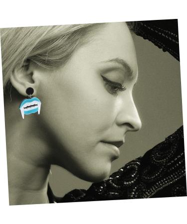 COLLBATH 4 Pairs Tooth Earrings Personality Earrings Women s Earrings Ornament Earrings for Women Dental Student Earrings Girls Halloween Earrings Ladies Miss Punk Acrylic - Buy Online on GoSupps.com
