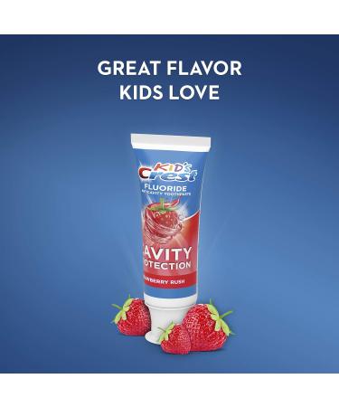 Crest Crest Kids Anticavity Cavity Protection Fluoride Toothpaste for Children Strawberry Rush 4.2 Oz  - Buy Online on GoSupps.com