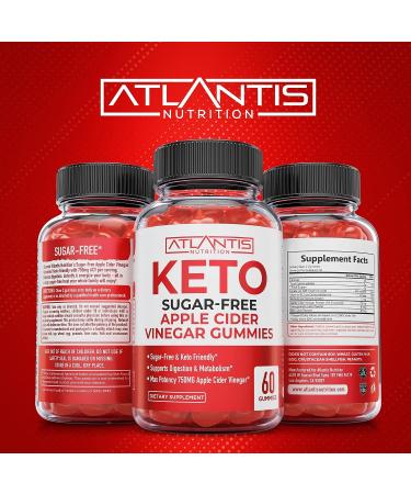 Sugar-Free Keto ACV Gummies for Weight Loss | 750MG ACV | Supports Digestion, Advanced Weight Loss, Detox & Cleansing | 60 Gummies - Buy Online on GoSupps.com