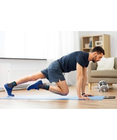 Agile Now Ankle Bandage Set - Stabilizes & Protects Joints | Slip-Resistant Breathable & Fits All Shoes (Large | Blue) - Ideal for Men & Women - Buy Online on GoSupps.com