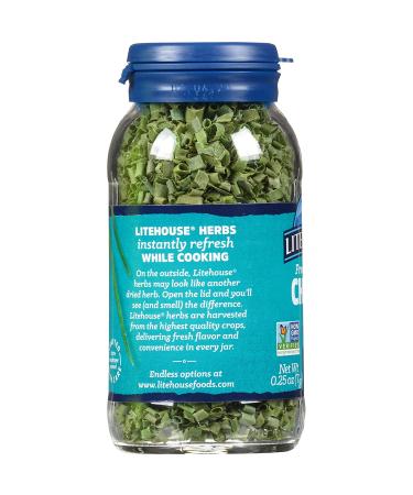 Litehouse Instantly Fresh Chives - 6 Jars, Equivalent to 12 Bunches | Non-GMO, Preservative & Gluten Free - Buy Online on GoSupps.com