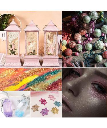 50g White Glitter Powder for Tinkering Nail Art & DIY Crafts - Perfect for Face Eyeshadow & Handicrafts - Buy Online on GoSupps.com