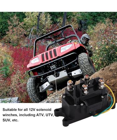 Buy DC12V 250A Winch Contactor Solenoid Relay - Weatherproof & Dustproof for ATV UTV SUV 4x4 Vehicles & Trailer | Fast International Shipping - Buy Online on GoSupps.com