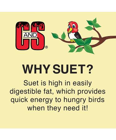C&S Suet Treats 12 Pack Woodpecker - Premium Wild Bird Feeding Solution - Buy Online on GoSupps.com