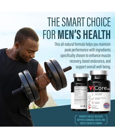 vimulti ViCore Premium Men s Herbal Supplement Tongkat Ali (Longjack) Maca Root Panax Ginseng Zinc & L-Arginine Supports Energy Stamina Immune Health & Men s Wellness 60 Capsules - Buy Online on GoSupps.com