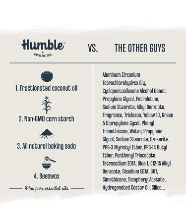 Humble Brands All Natural Deodorant - Moroccan Rose Full & Travel Size - Buy Online on GoSupps.com