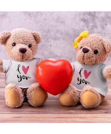 SKYLETY 6 Pcs White Bear Clothes Set for 14-18 Inch Stuffed Animals - Classic Crew Neck T-Shirt Design - Buy Online on GoSupps.com