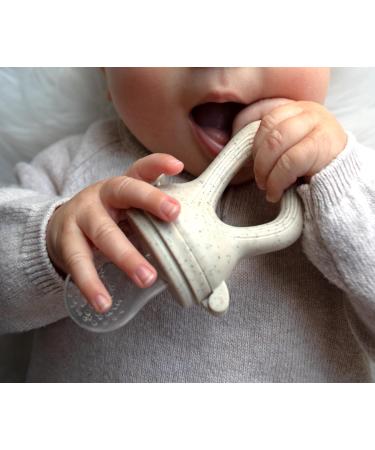 BABYLEDO Baby Fruit Pacifier & Teething Ring for Fruit & Vegetables - Alpaca Beige Teething Aid - Buy Online on GoSupps.com