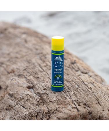 Oars + Alps Island Lime Shine Free Lip Balm 3ct | Hydrating Lip Care - Buy Online on GoSupps.com