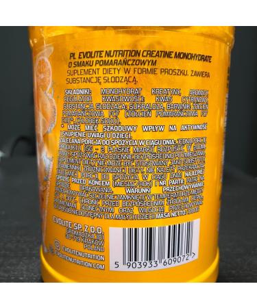 Evolite Nutrition Creatine Monohydrate 500g - Tasty Pre Workout Booster with Taurine - Best Creatine Powder for Energy & Performance - Buy Online on GoSupps.com