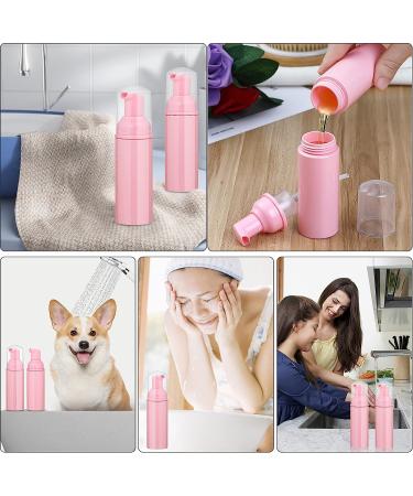 35 pcs 2oz Foam Soap Dispensers - Mini Plastic Travel Bottles with Pump for Hand Sanitizer, Shampoo, Castile Liquid - Pink - Buy Online on GoSupps.com